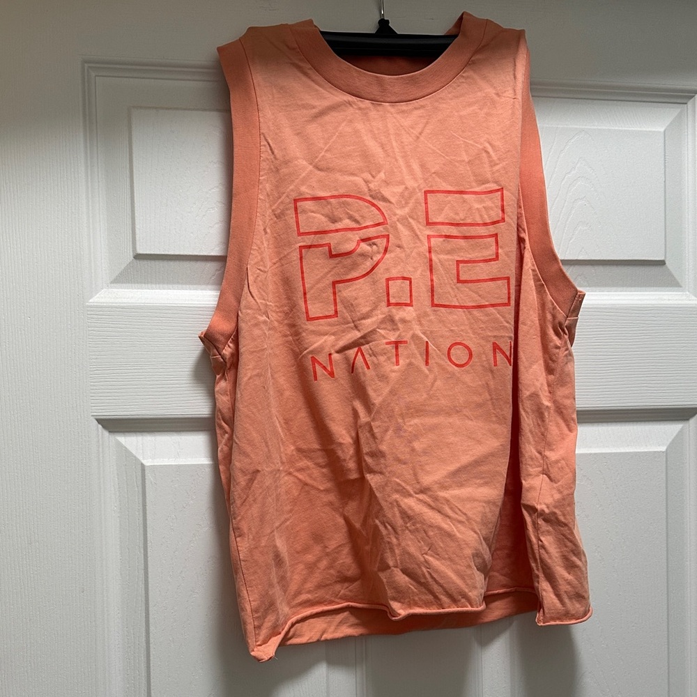 P.E Nation Coral Sleeveless Tank